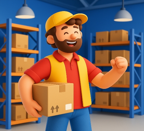 Logistika anbarı: Yüklərin saxlanması və emalı