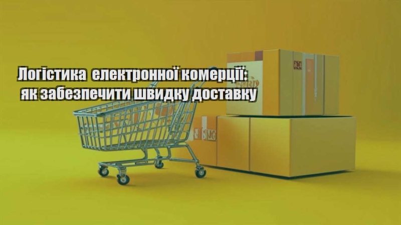 logistyka elektronnoyi komercziyi yak zabezpechyty shvydku dostavku