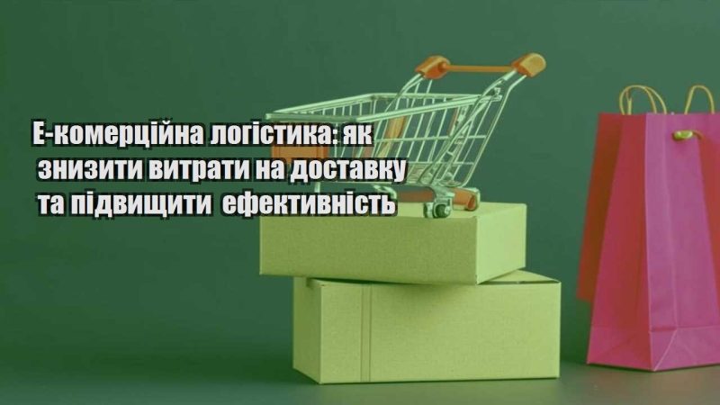 e komerczijna logistyka yak znyzyty vytraty na dostavku ta pidvyshhyty efektyvnist