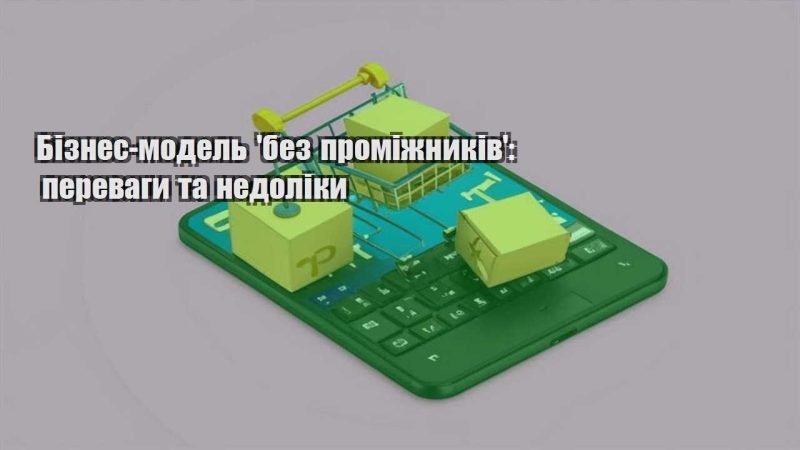biznes model bez promizhnykiv perevagy ta nedoliky