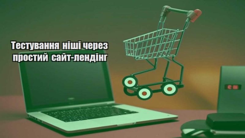 testuvannya nishi cherez prostyj sajt lending