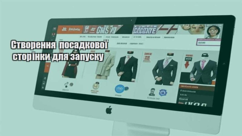 stvorennya posadkovoyi storinky dlya zapusku