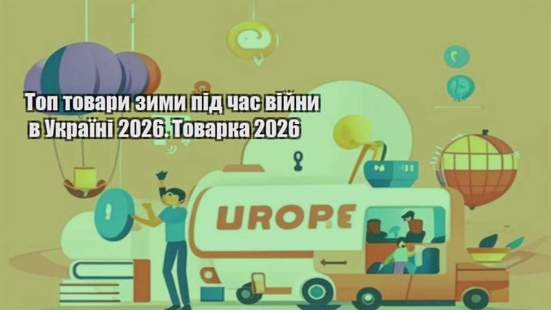 top tovary zymy pid chas vijny v ukrayini 2026. tovarka 2026